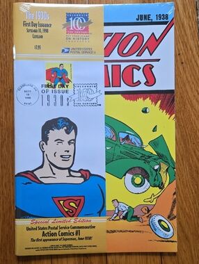 New Superman USPS Commemorative Action Comics #1